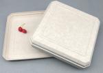 45*45*25MM Beige Color Sustainable Bagasse Box Lightweight EcoPack Accessories