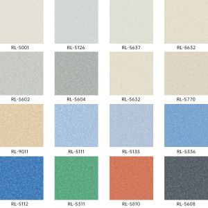 Commercial Homogeneous Vinyl Hospital Flooring Wear-Resistant Stain-Proof