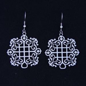 China Fashion High Quality Ladies Women Girls Stainless Steel Earrings LEF98 wholesale