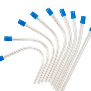 China Dental Endodoncia Por Paquetes Metal Saliva Ejector with blue tip wholesale
