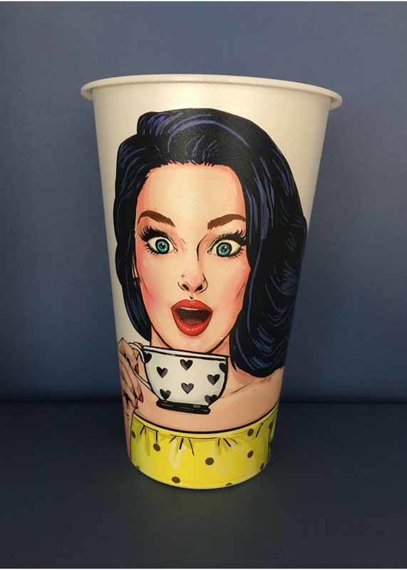 SGS Disposable IML Cups Chaofan Custom Printing Injection Molding