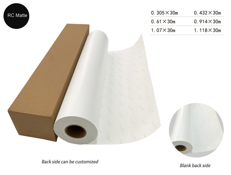 42 Inch Inkjet RC Proofing Paper 200gsm Large Format Natural Warm White