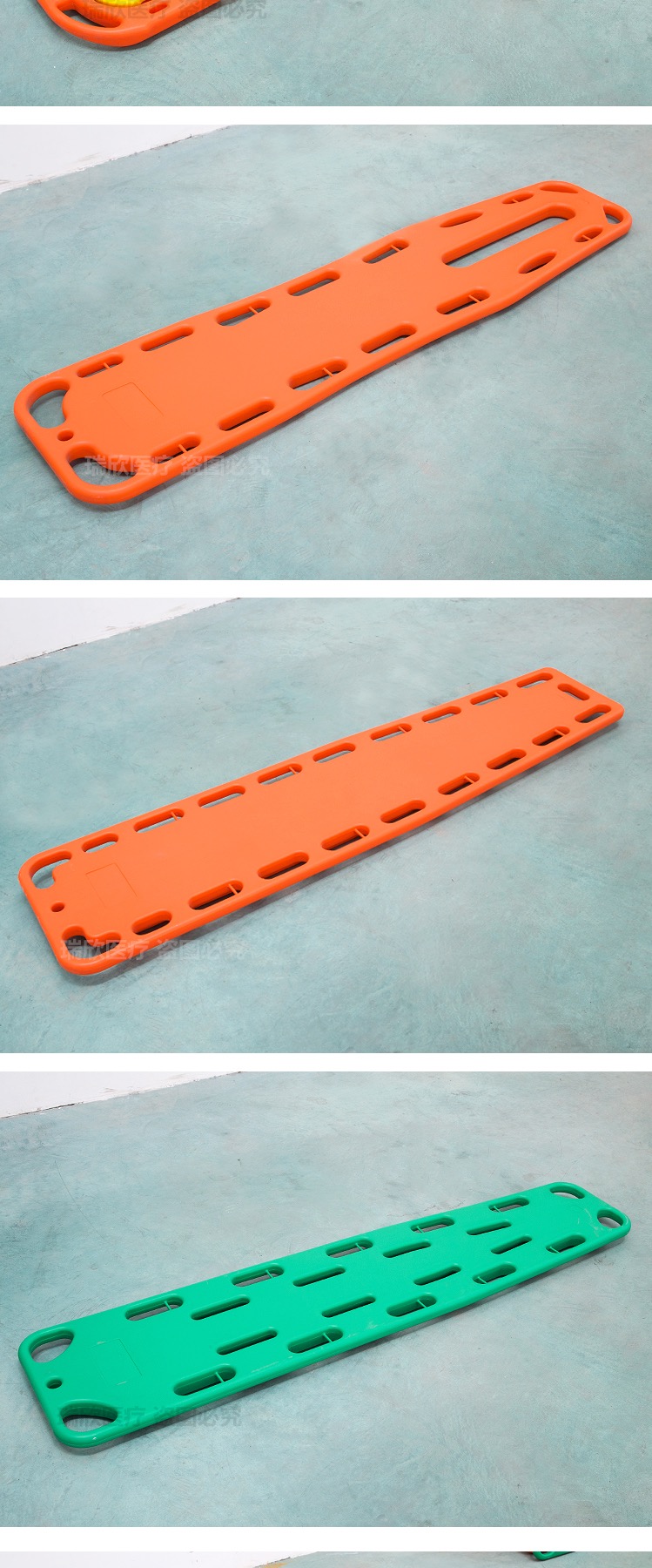 2 Folded Collapsible Spine Board Orange Ems Spine Board For Outdoor Survival