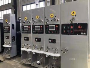 China 1-5 Color Flexo Printing Slotting Die Cutting Machine 18kw ISO9001 Certificate wholesale