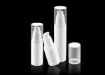 Clear Plastic Airless Cosmetic Bottles Containers 15ml 30ml For Skincare