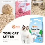 Absorbed Dust Free Hypoallergenic Cat Litter Tofu Flushable Litter For Cats