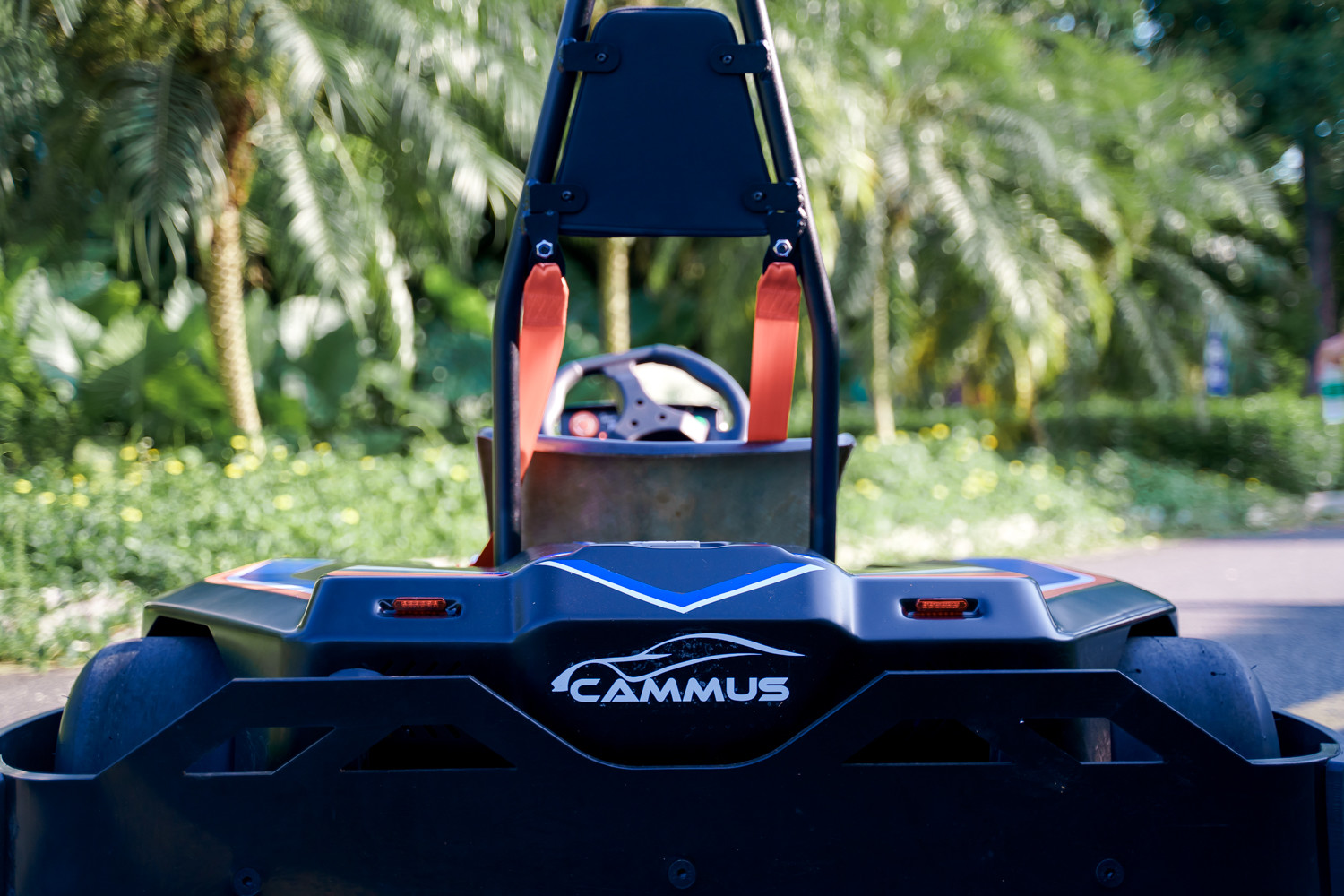 OEM ODM Electric Outdoor Racing Go Karts 43mm Terrain Clearance ISO9001