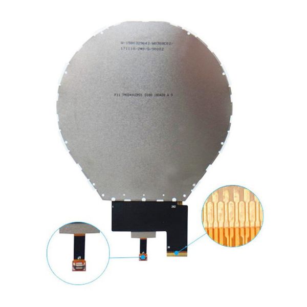 3.4-Inch Round Industrial Display | 800×800 High Resolution, 380cd/m² Brightness, Anti-Glare for Smart Meters & Equipment Control Panels