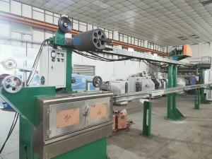 China CE Copper Cable Extrusion Machine , 30KW Cable Manufacturing Machine wholesale