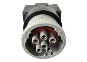 China Gray J1708 Deutsch 6-Pin Female to OBD2 OBDII 16 Pin J1962 Female Adapter wholesale