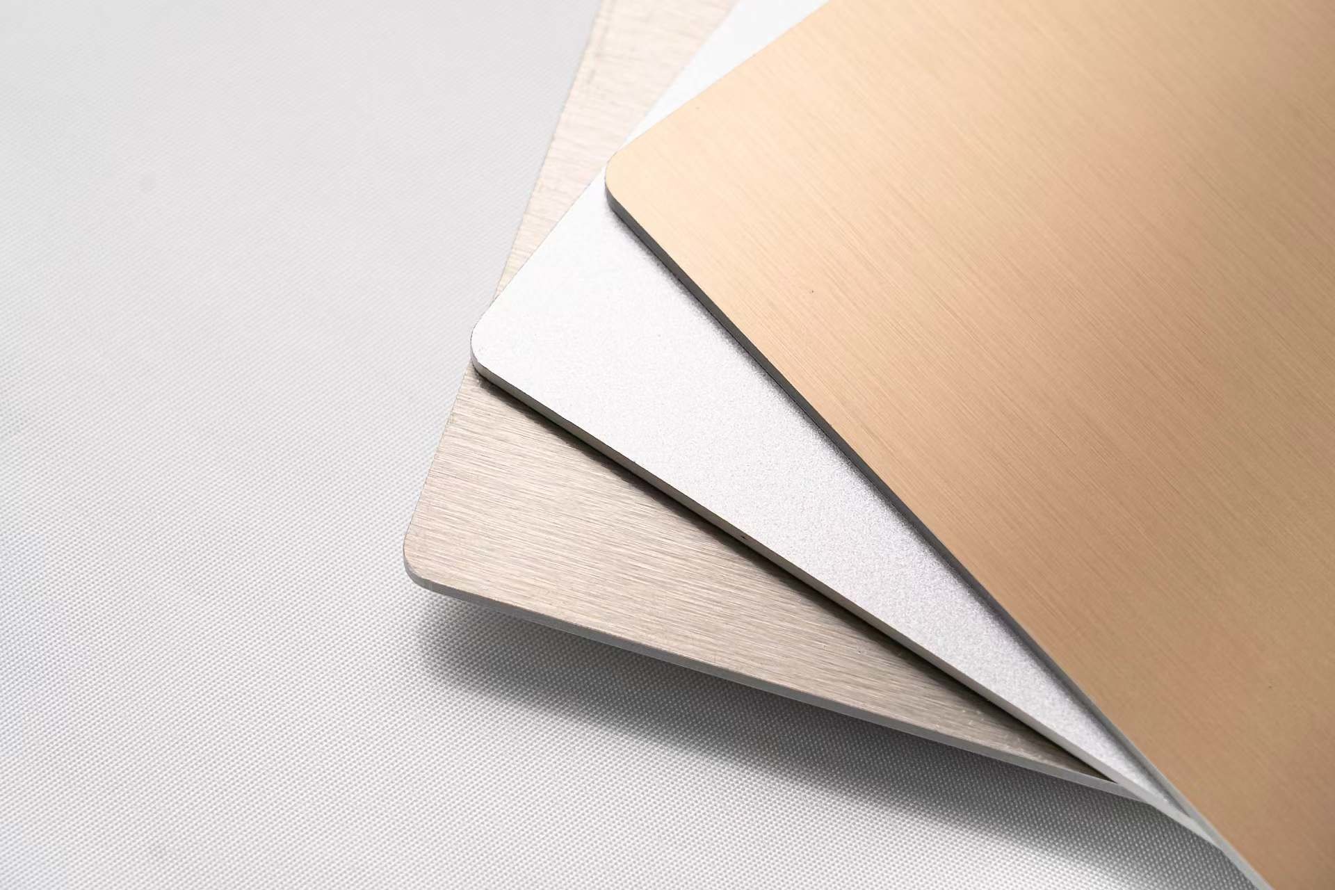 DHPE Coated ACP Brushed Aluminum Composite Panel 2mm Thickness Wooden
