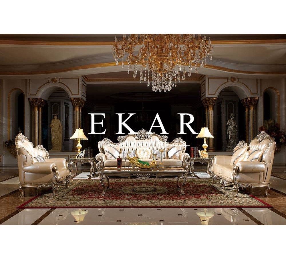 Velvet Chesterfield Sofa Set Antique Luxury Fabric Living Room Furniture