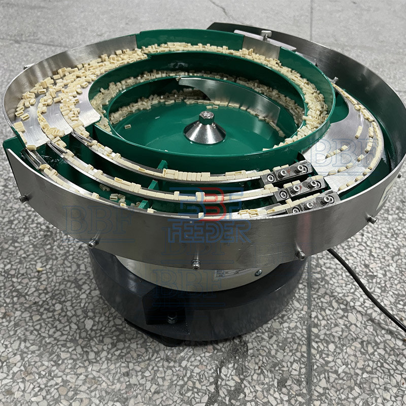 Vibrating Bowl Feeder Machine Multiple Needles Rings Screw Parts