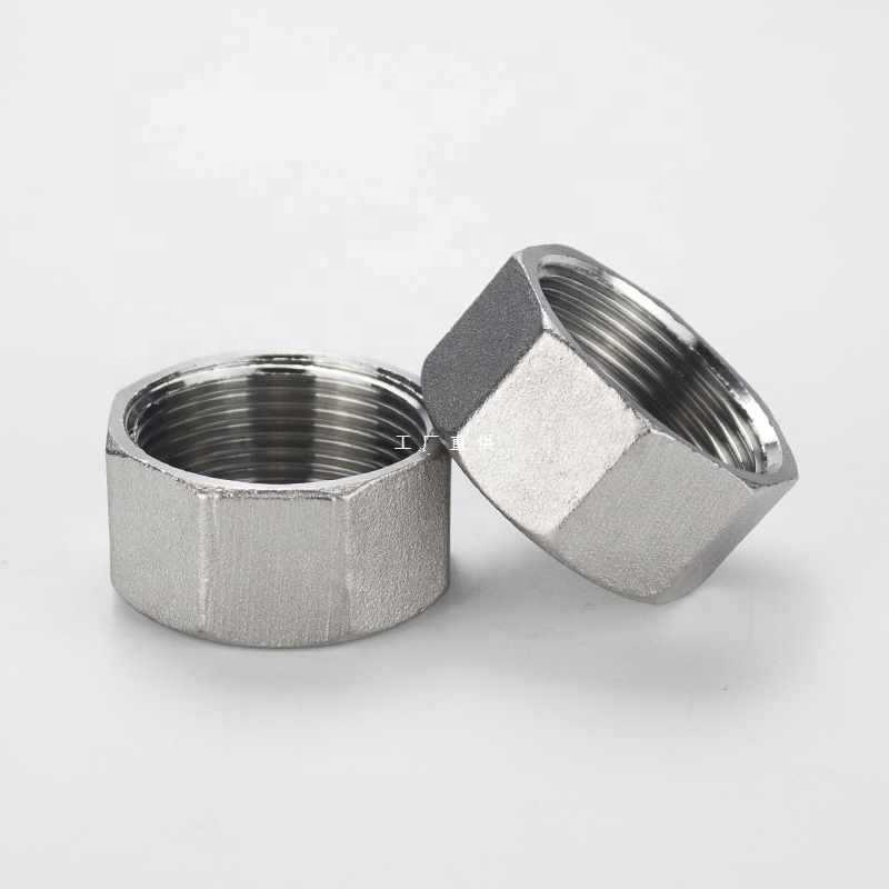 Durable Performance Stainless Steel 304/316 Screwed Hex Cap NPT/BSP Threaded Pipe Fitting in ANSI JIS DIN ASME Standard