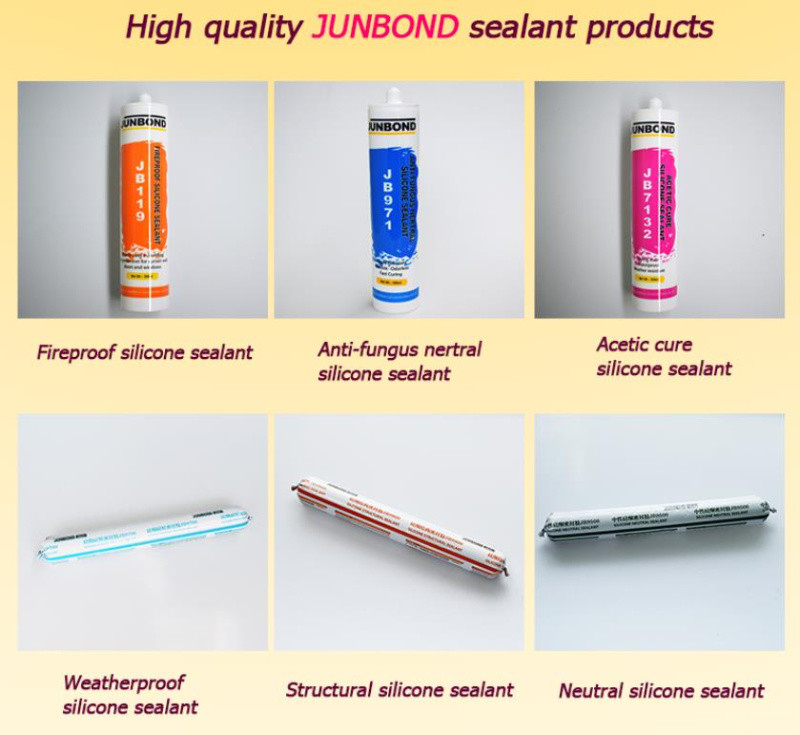 Acetoxy Clear Silicone Waterproof Sealant 280ml Fast Cure Silicone Sealant