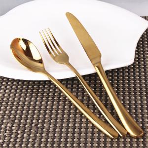 China Newto NC666 Buddha gold flatware/gold dinnerware/colorful cutlery wholesale