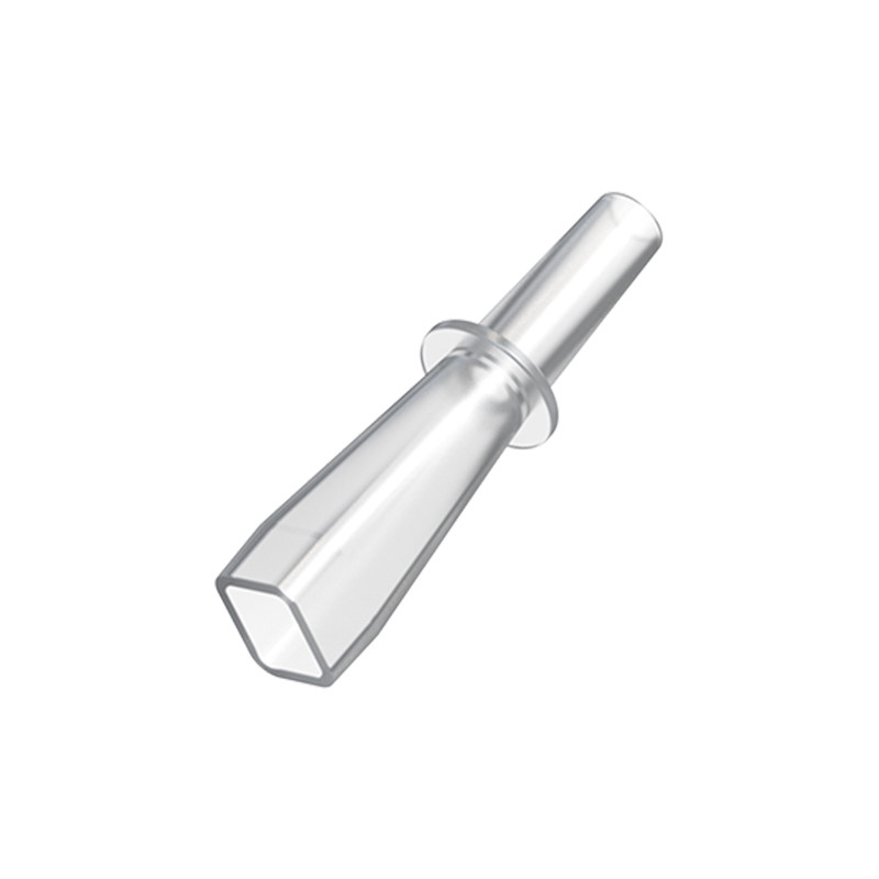Round Transparent Breathalyzer Mouthpieces Standard Heat Resistance