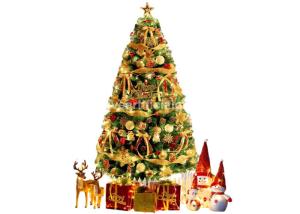 China Fake Greenery Artificial PVC PE Christmas Trees 100cm 120cm 150cm wholesale