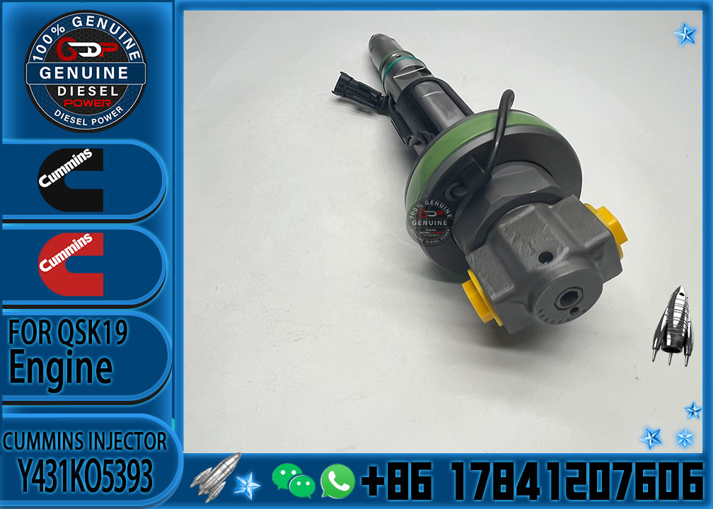 Genuine Fuel Injector Assembly 2867147 2882077 4955524 Y431KO5393 2882078 For Qsk19 Engine