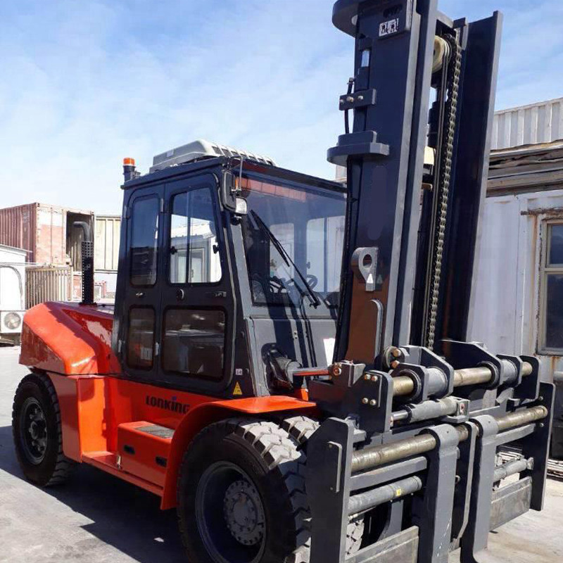 3 Stage Port Handling Equipments LG50DT With Light Weight 5 Ton Hydraulic Forklift Truck Diesel Machines