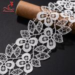 Wholesale Chemical Embroidery Polyester Lace Trim For Clothing Decoration