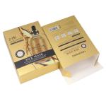 Custom Printed Paper Box Full Color Packaging With Embossed Gold Stamping Logo