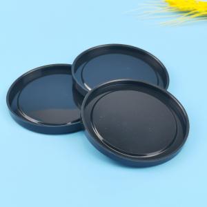 China PE Black FDA Recycling 83mm Plastic Tin Can Covers wholesale