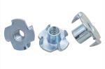 Carbon Steel Zinc Pronged Tee Nut M12 UNC Thread Insert
