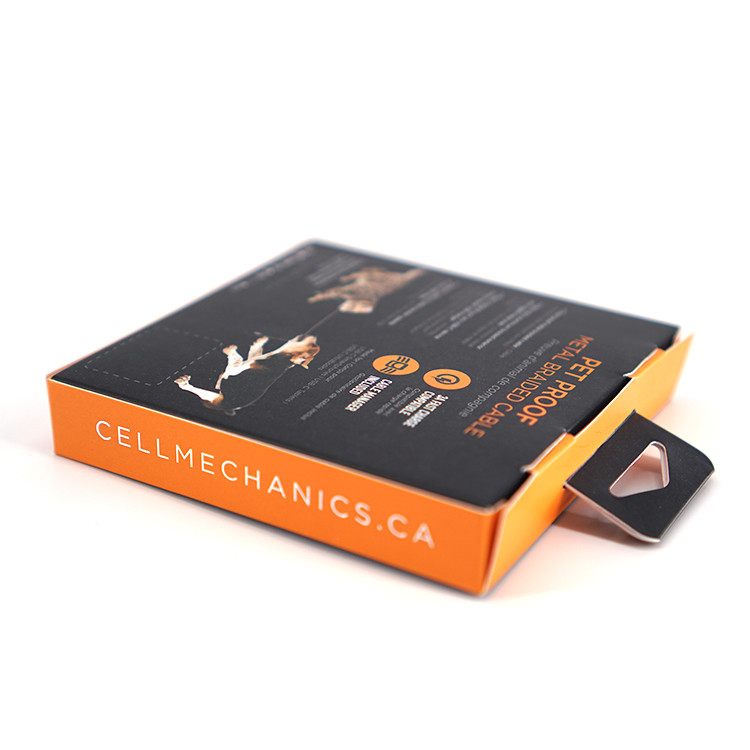 Embossing Tempered Glass Packing Box Wireless Charging Pad Packaging 75mm*30mm*100mm