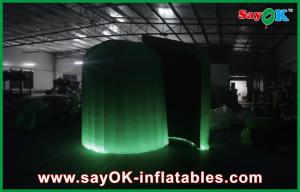 China Photo Booth Wedding Props Color Change Waterproof Inflatable Trade Show Booth Dome With Led wholesale