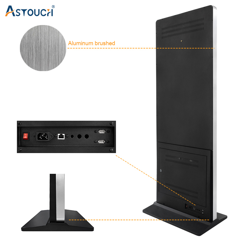 Indoor Intelligent Digital Signage 43 Inch Capacitive Digital Media Player ODM