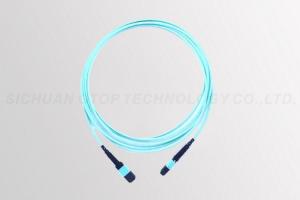 China OM3 OM4 Fiber Push On Female to Male , MPO Fiber Optic Pigtail 12 to144 Core wholesale