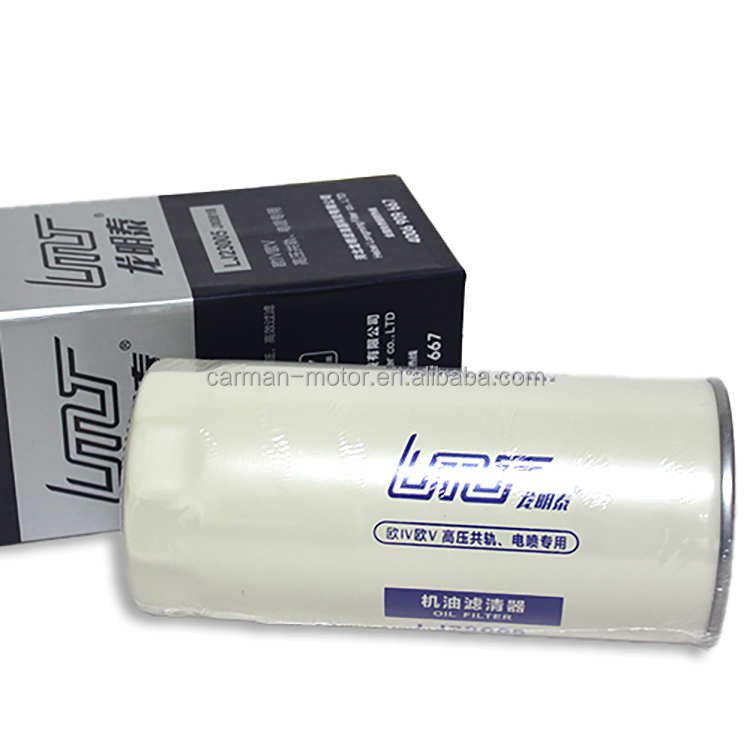 Qingdao Sea Port LJ23005 Sinotruk HOWO Shacman Man FAW Truck Weichai Engine Oil Filter with OE NO