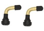 Snap In Motorcycle Metal Valve Stems PVR50 Bend 80° Or 90° 30MM Size OEM