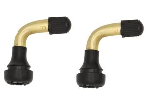 China Snap In 90° Bend Brass Valve Stem PVR50 EPDM Material For Electric Bicycles wholesale