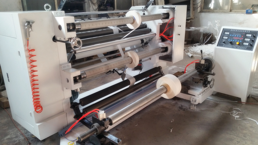 LFQ Series Computer Control Vertical Type paper roll Slitting and Rewinder Machine