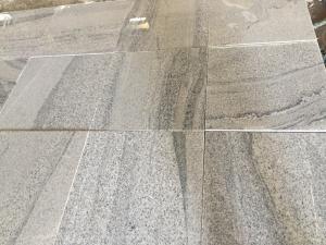 China Viscount White Vein Light Grey Grey Granite Bathroom Tiles For Swimming Poor wholesale