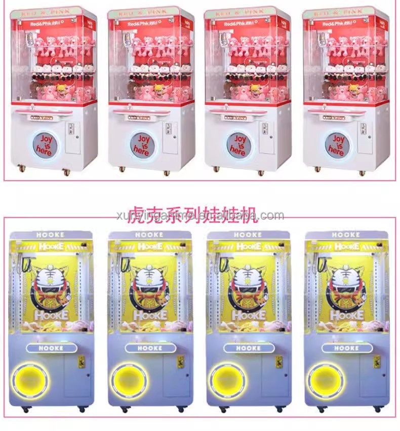 Coin Operated Child Toy Crane Claw Vending Gift Game Machine for Amusement Game Center