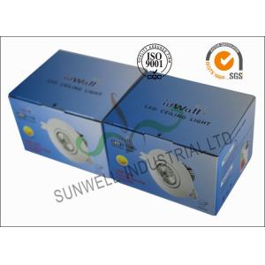 Electronic LED Ceiling Light Bulb Packaging Boxes , Consumer Electronics