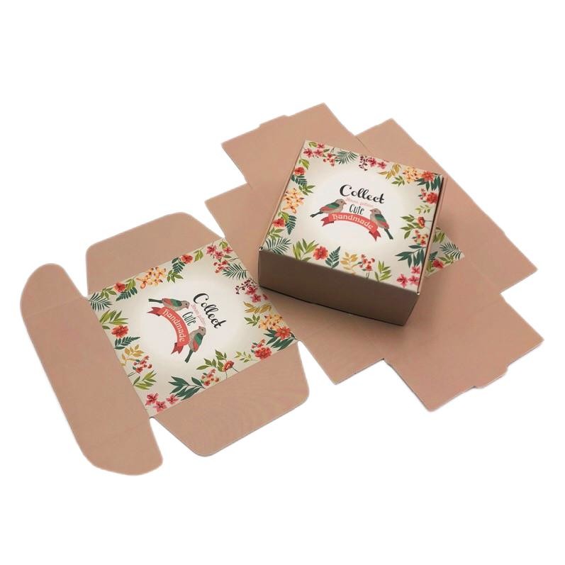 Disposable Kraft Corrugated Box Colored Printing , for Promotion use
