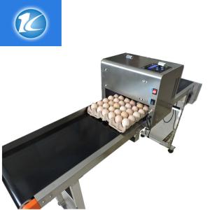 China 1 - 4 Printing Lines Egg Marking Equipment With Green / Red Food Grade Ink wholesale