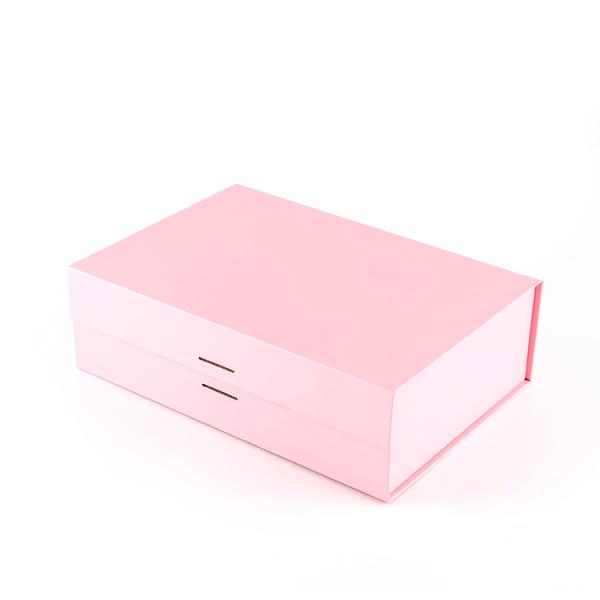Custom Order Luxury Pink Paper Magnet Foldable Magnetic Gift Box for Fashionable Packaging
