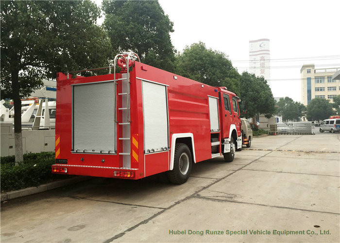 Security Fire Fighting Truck With 5900 LWater tank and 2000 Liters Foam Tank
