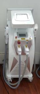 China Multifunctional beauty machine/Painless ipl +rf FHR hair removal machine/ Q switch nd yag laser for tattoo removal wholesale