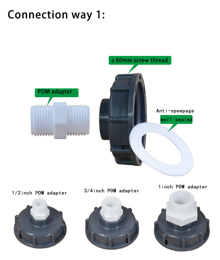 Used in IBC Tank Adapter Connector for Customization and OEM Customized Support
