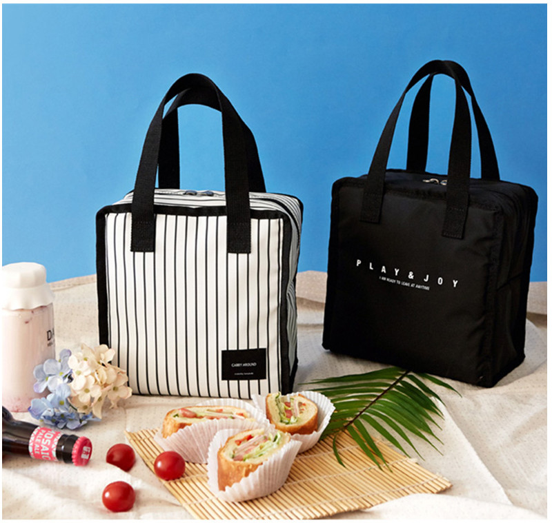 Embroidery Logo Reusable Insulated Lunch Cooler Bags