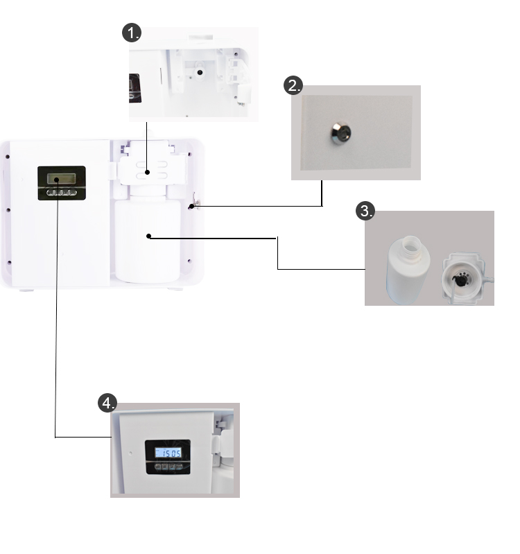 DC12V 17W Large Area Scent Diffuser Wifi App Control With Concealed Fan
