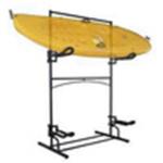 Iron Tube Kayak Storage Floor Standing Display Rack With 8 Metal Arms