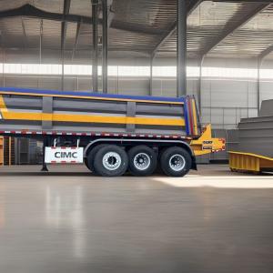 China CIMC High-Strength Dump Semi Trailer Dump Truck on sale