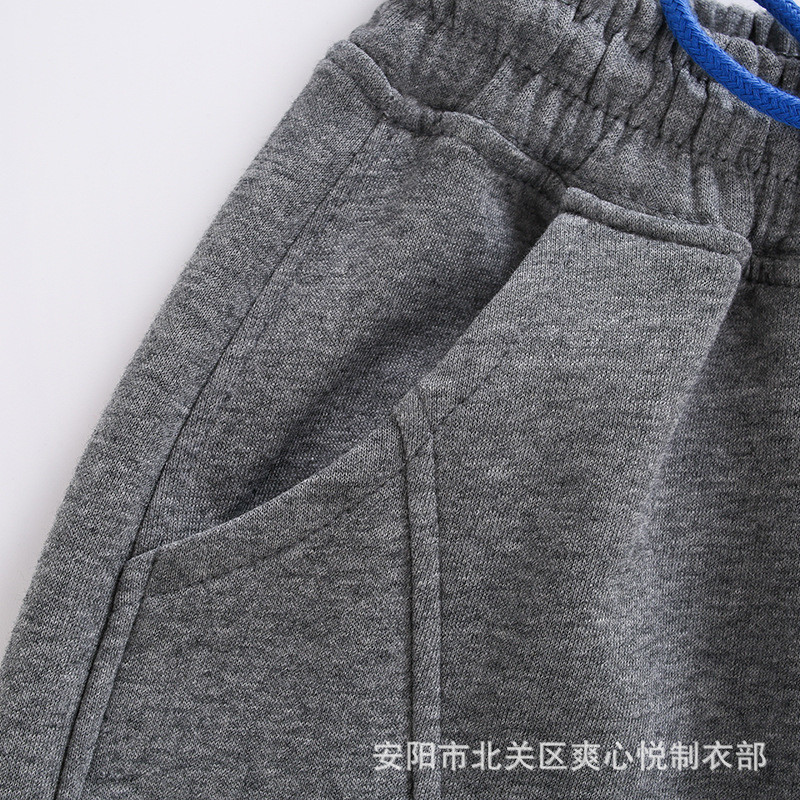 110CM-170CM Drawstring Girls Solid Color Pants 260G